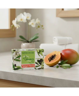 Pure Olive Oil Soap Papaya Mango