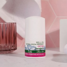 Natural Crystal Deodorant Roll On Cotton