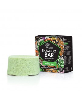 Shampoo bar against hair loss White tea